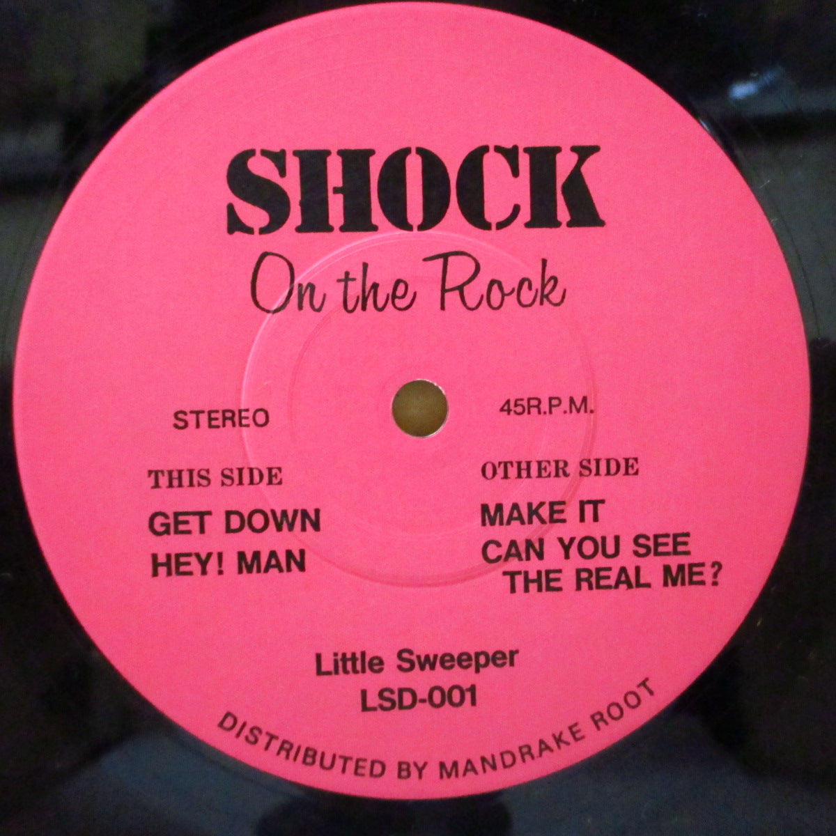 SHOCK (ショック)  - On The Rock (Japan '87 オリジナル4曲入り 12インチ+インサート)