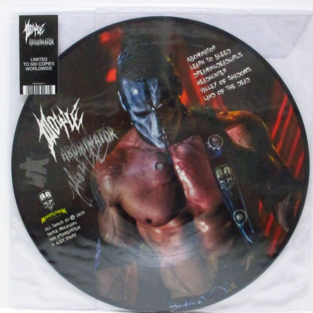 DOYLE (ドイル)  - Abominator (世界共通'17年世界共通レコード・ストア・デイ500枚限定再発ピクチャー LP/「ドイルの直筆サイン入り」 /ステッカー付きPVC)
