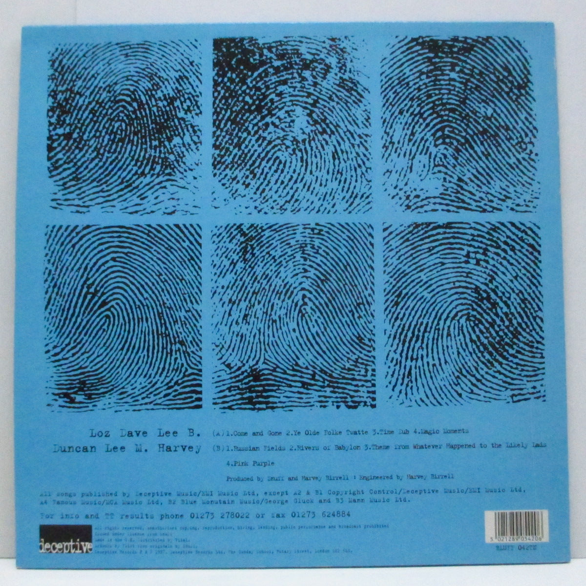 SNUFF (スナッフ)  - Potatoes And Melons At Wholesale Prices Direct To You The Public (UK オリジナル 10")