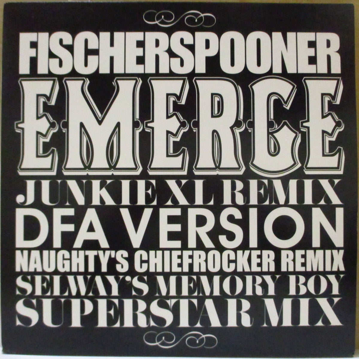FISCHERSPOONER (フィッシャースプーナー)  - Emerge (US '02 オリジナル 2x12インチ/エンボス光沢ジャケ)