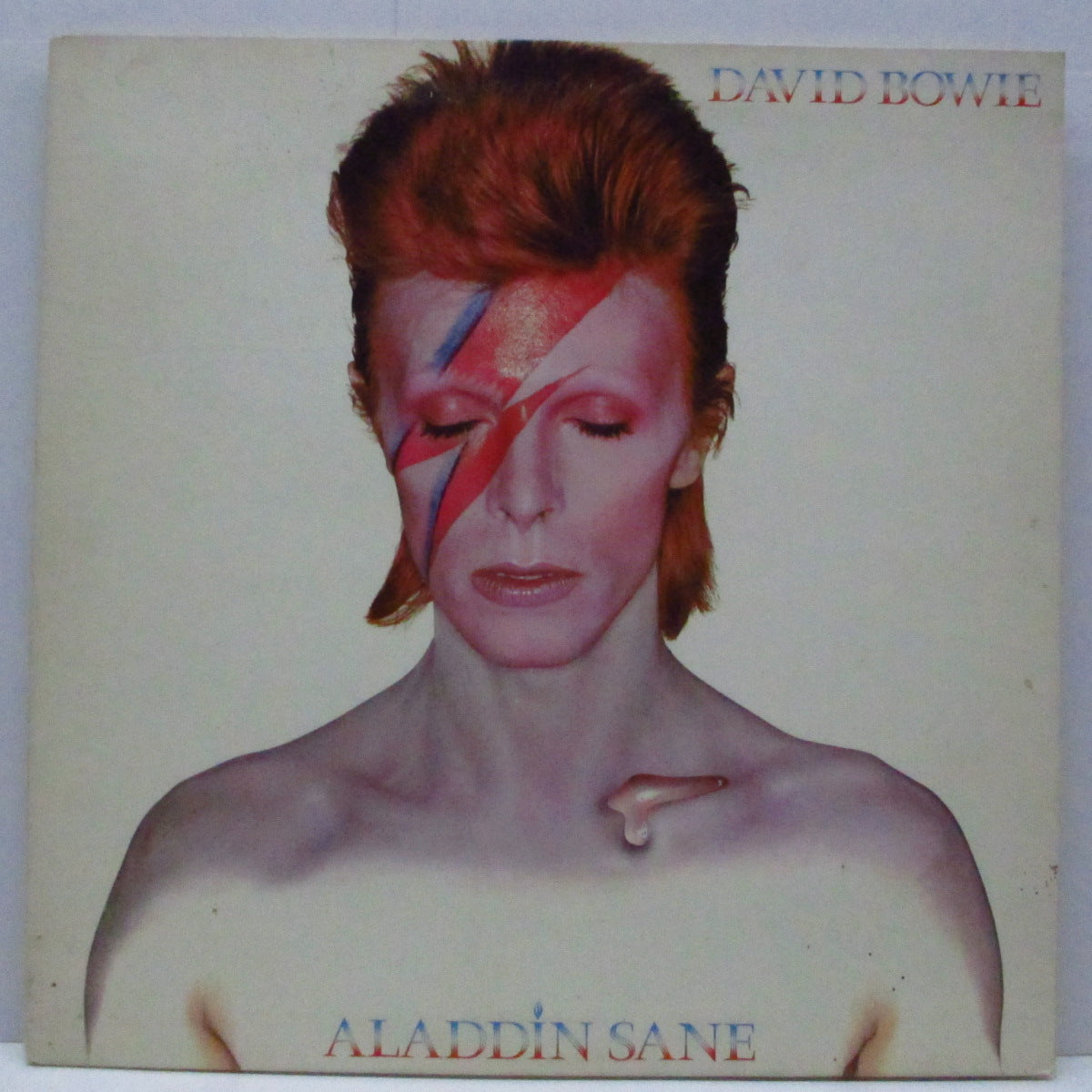 DAVID BOWIE (デヴィッド・ボウイ)  - Aladdin Sane (UK オリジナル「オレンジラベ」LP+インナー/見開ジャケ)