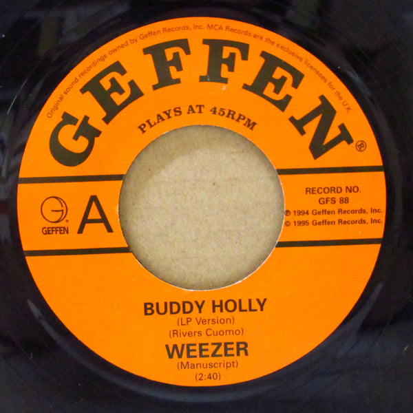 WEEZER (ウィーザー)  - Buddy Holly (UK オリジナル「ラージホールセンター 」ジュークボックス7インチ)