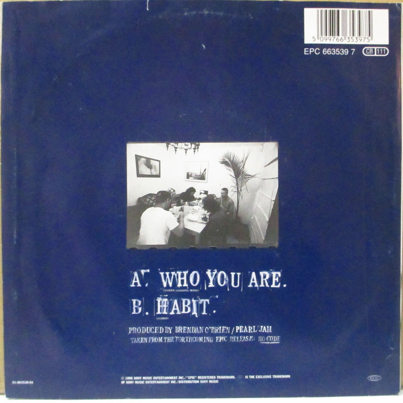 PEARL JAM (パール・ジャム)  - Who You Are (EU オリジナル 7インチ+光沢ソフト紙ジャケ)