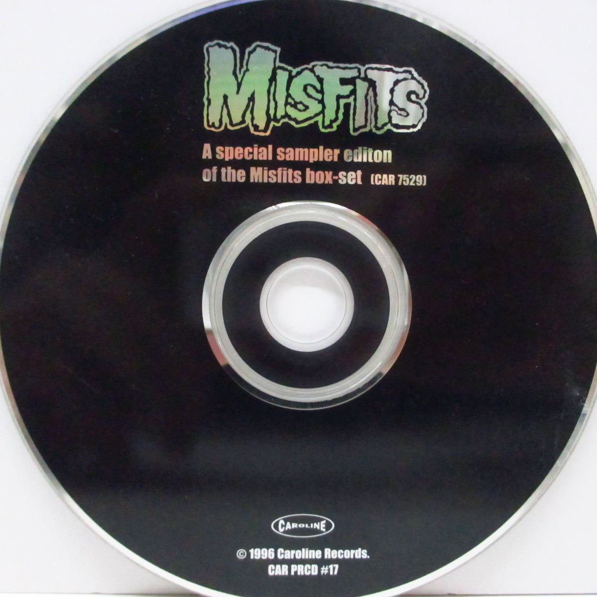 MISFITS (ミスフィッツ)  - A Special Sampler Edition Of The Misfits Box-Set : CAR 7529 (US '96 プロモ用4300枚限定16曲入りサンプラーCD)