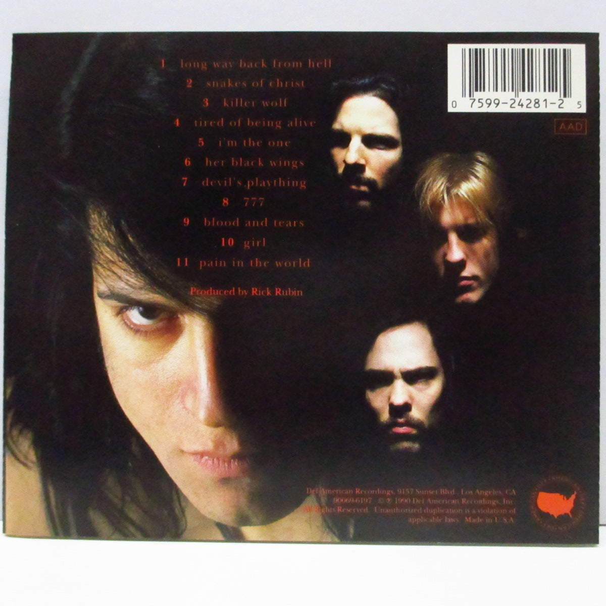DANZIG (ダンジグ)  - Danzig II-Lucifuge (US '90 初回オリジナル CD）セカンド！