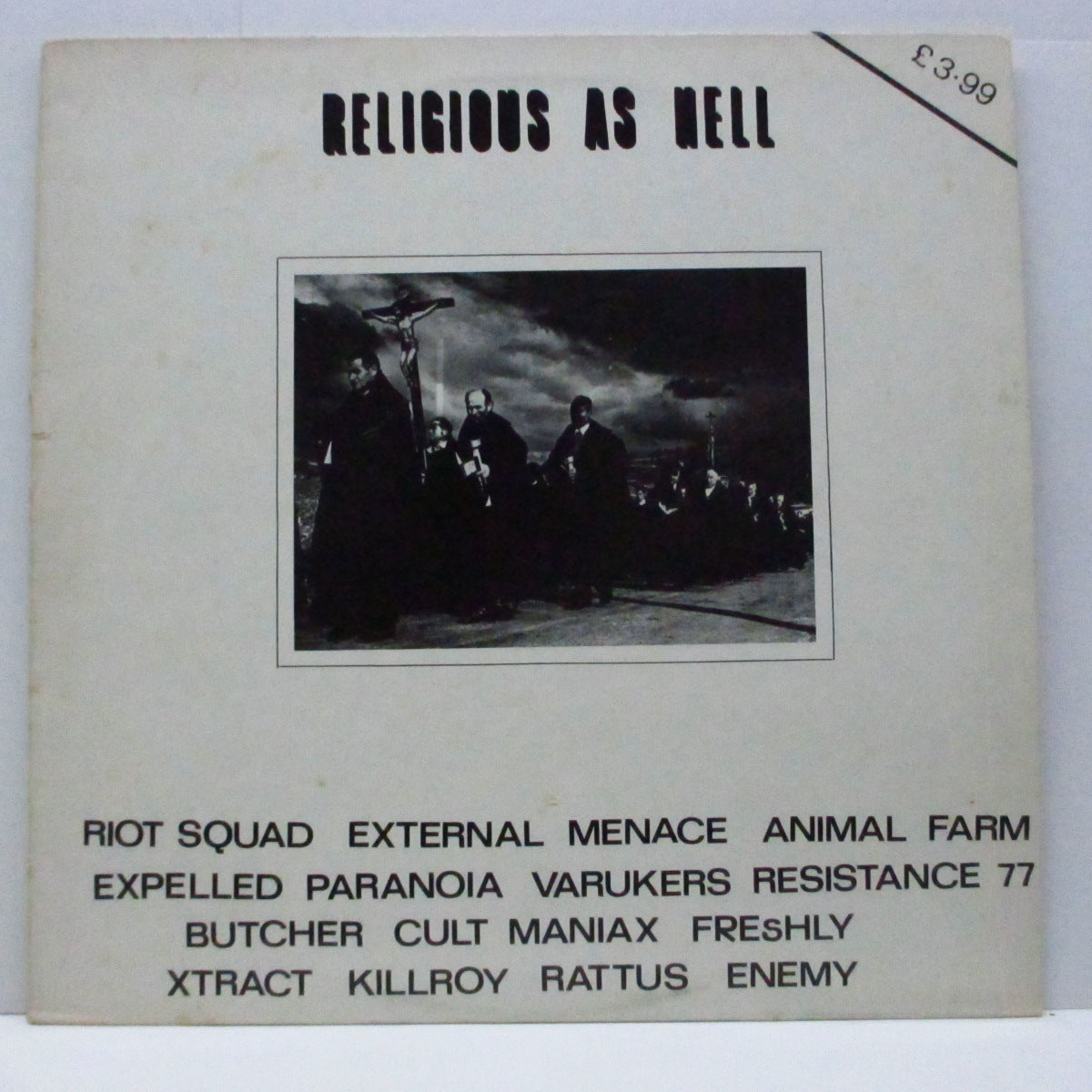 V.A. (80's UK-ユーロB級ハードコア・コンピ)  - Religious As Hell (UK オリジナル LP)