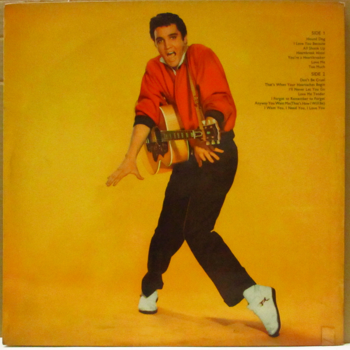 ELVIS PRESLEY (エルヴィス・プレスリー)  - Elvis' Golden Records (UK '60 セカンドプレス「レッド・シール 銀スポット・赤ラベ」モノラルLP/8頁カラー写真付きコーティング見開きジャケ)