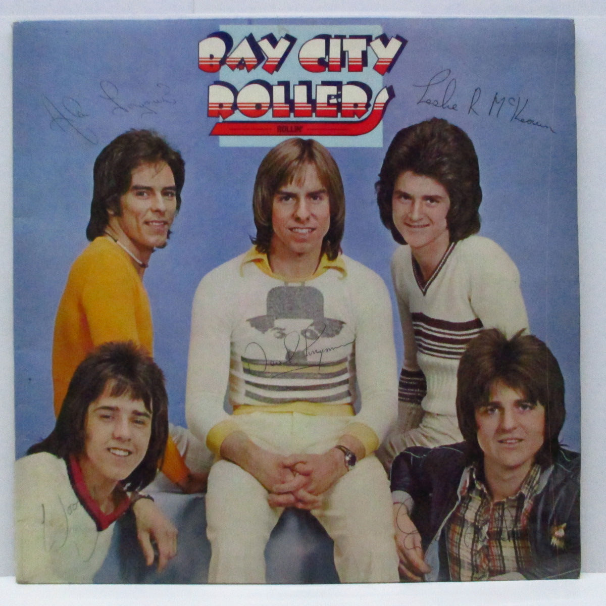 BAY CITY ROLLERS (ベイ・シティ・ローラーズ)  - Rollin' (UK オリジナル 「銀ラベ」LP/表面コーテイング見開ジャケ)