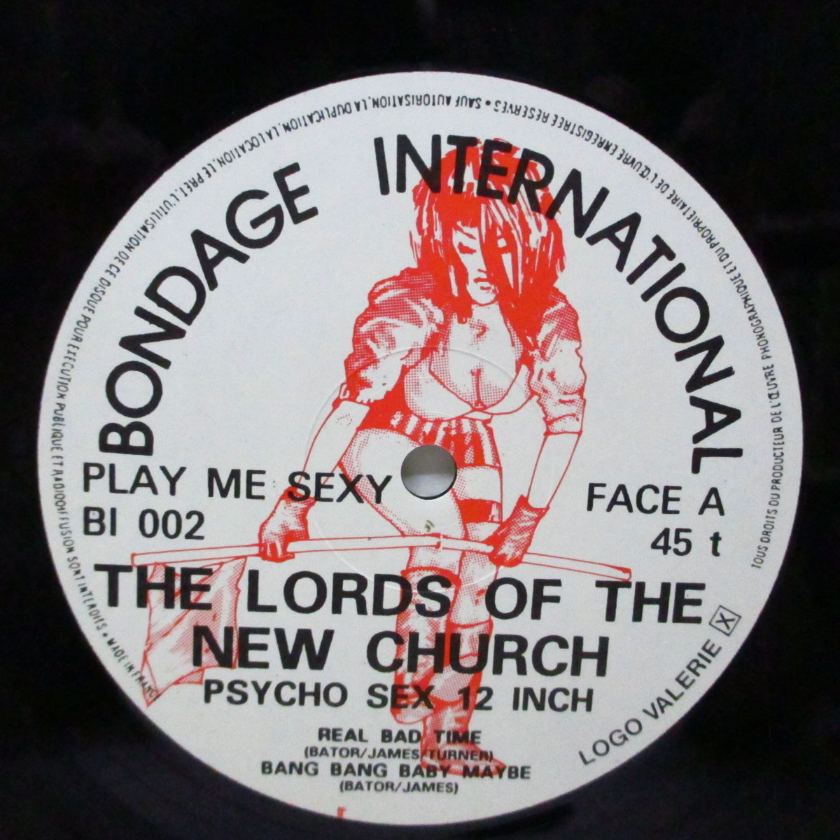 LORDS OF THE NEW CHURCH, THE (ローズ・オブ・ザ・ニュー・チャーチ)  - Psycho Sex 12 Inch (France オリジナル 12")