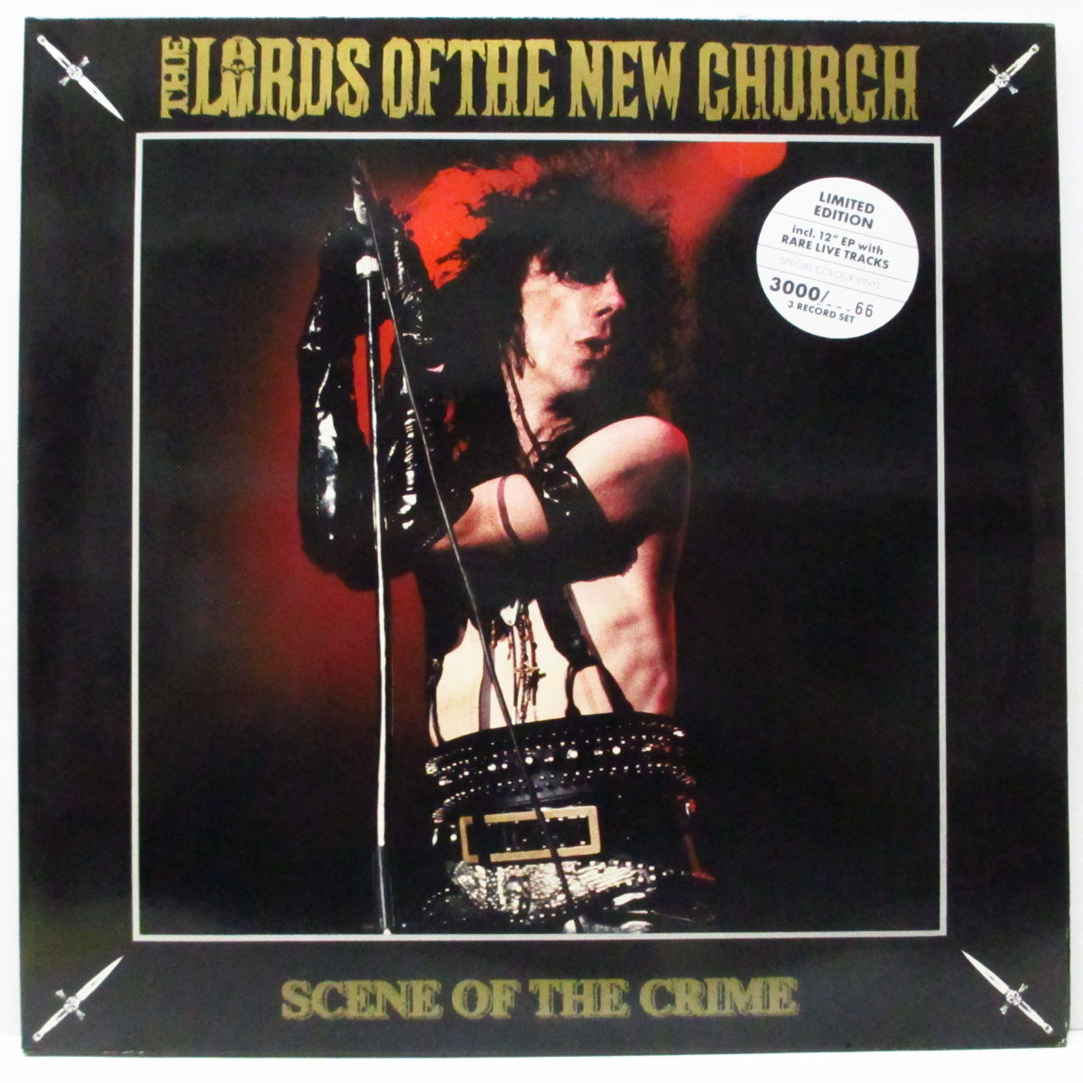LORDS OF THE NEW CHURCH, THE (ローズ・オブ・ザ・ニュー・チャーチ)  - Scene Of The Crime (German 3,000枚限定 「青＆赤盤」2xLP+「透明盤」12"/ナンバリング入り見開ジャケ）