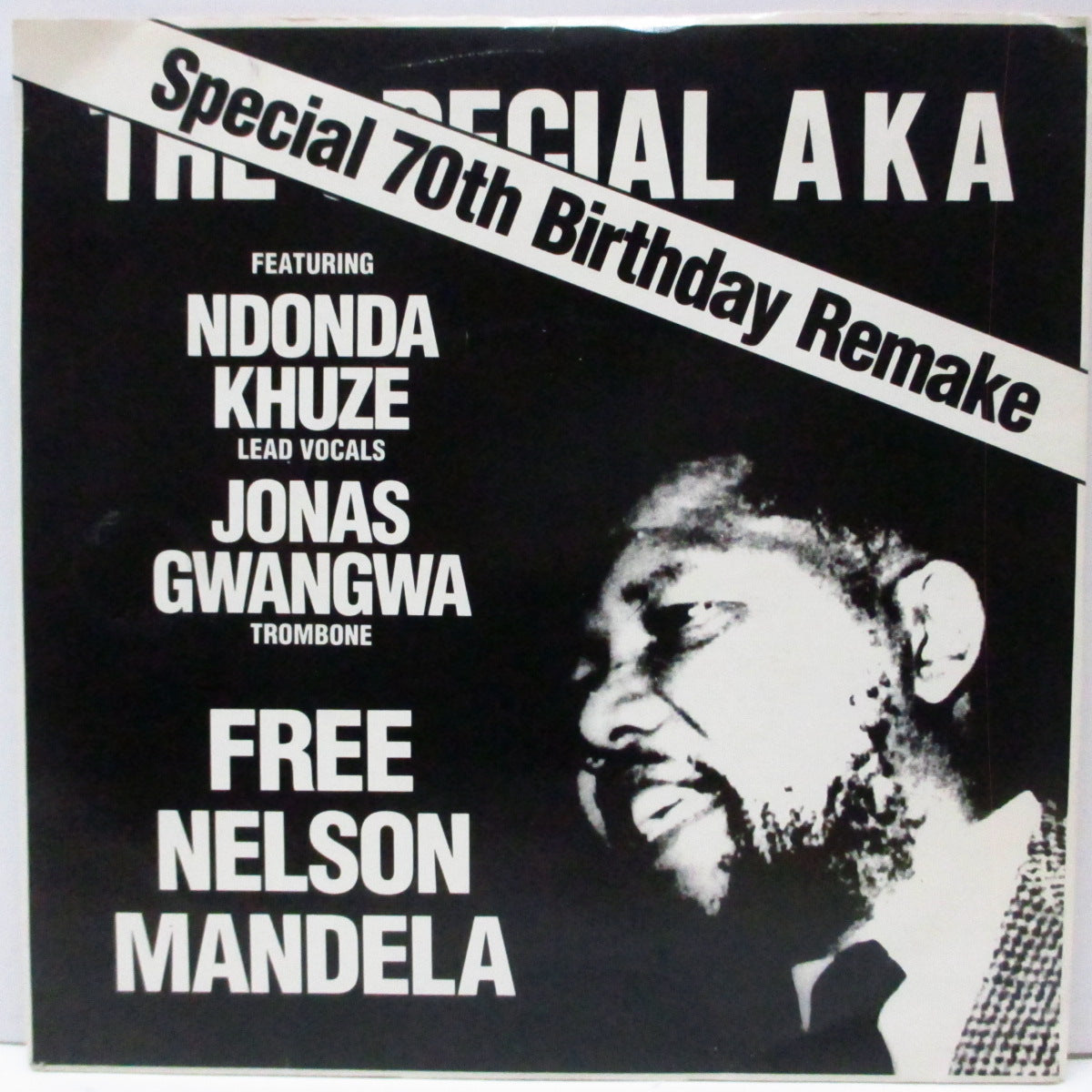SPECIAL AKA, THE (SPECIALS, THE) (ザ・スペシャル AKA)  - Free Nelson Mandela : UK Special 70th Birthday Remake (UK '88 再発 7"/光沢固紙折り返しジャケ付)「スペシャル70歳記念リメイク」Ver !