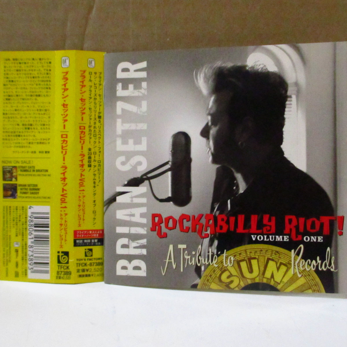 BRIAN SETZER  (ブライアン・セッツァー)  - Rockabilly Riot Vol.1 (Japan オリジナル CD+帯, インサート) '05年カバーアルバム
