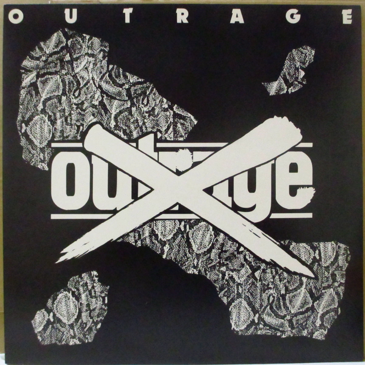 OUTRAGE (アウトレイジ)  - S.T. <1st EP> (Japan '87 オリジナル4曲入り33回転 12インチ)