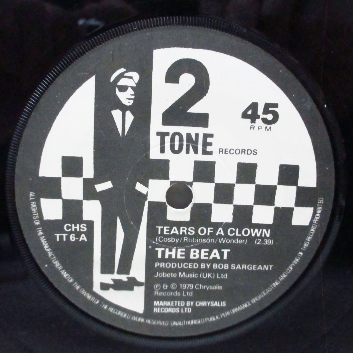 (English) BEAT, THE (ザ ・イングリッシュ・ビート)  - Tears Of A Clown (UK オリジナル「紙ラベ」フラットセンター 7"/カンパニースリーブ) '79年ファースト！