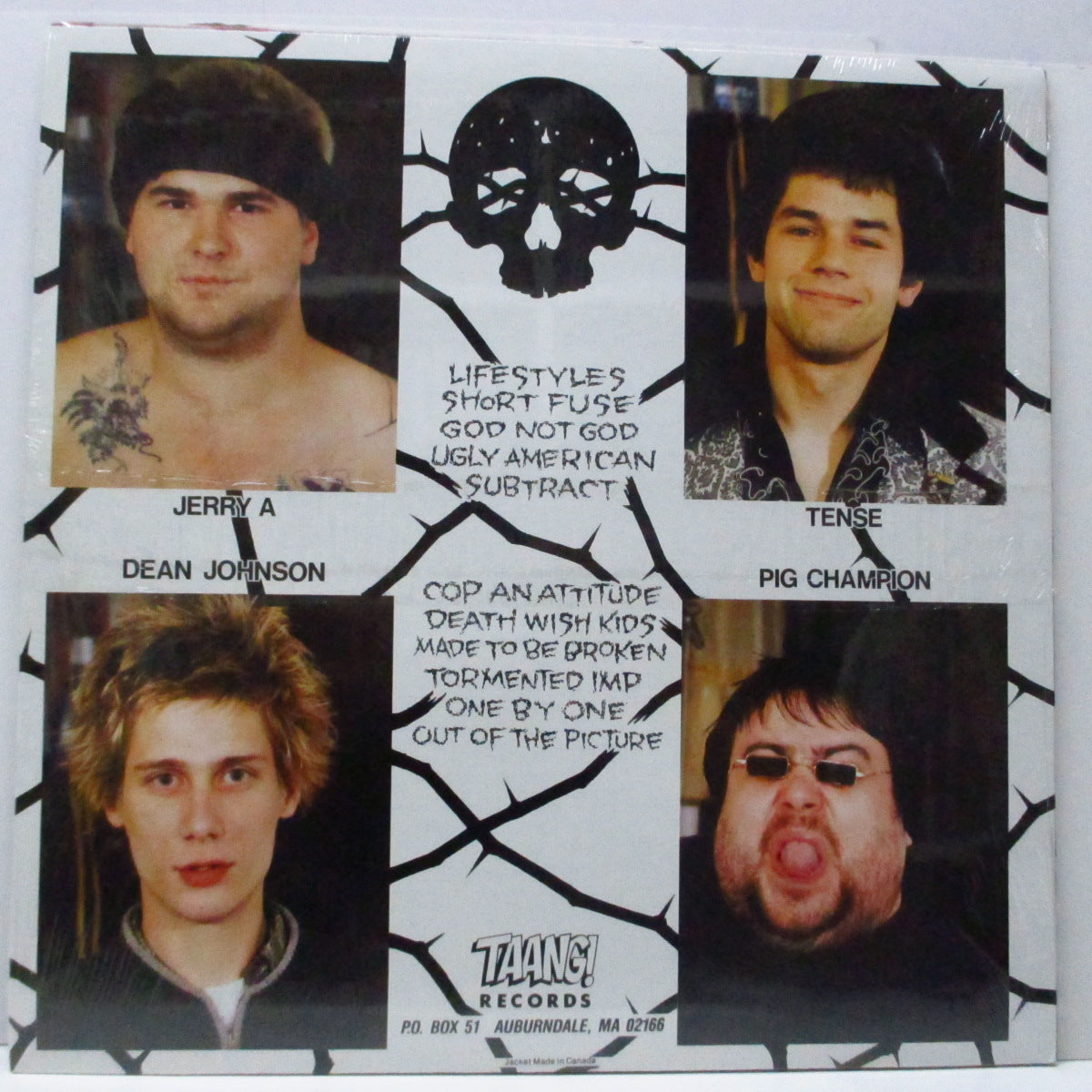 POISON IDEA (ポイズン・アイデア)  - Kings Of Punk (US '91 限定再発「イエローヴァイナル」LP+ステッカー付きジャケ/Taang! 47）