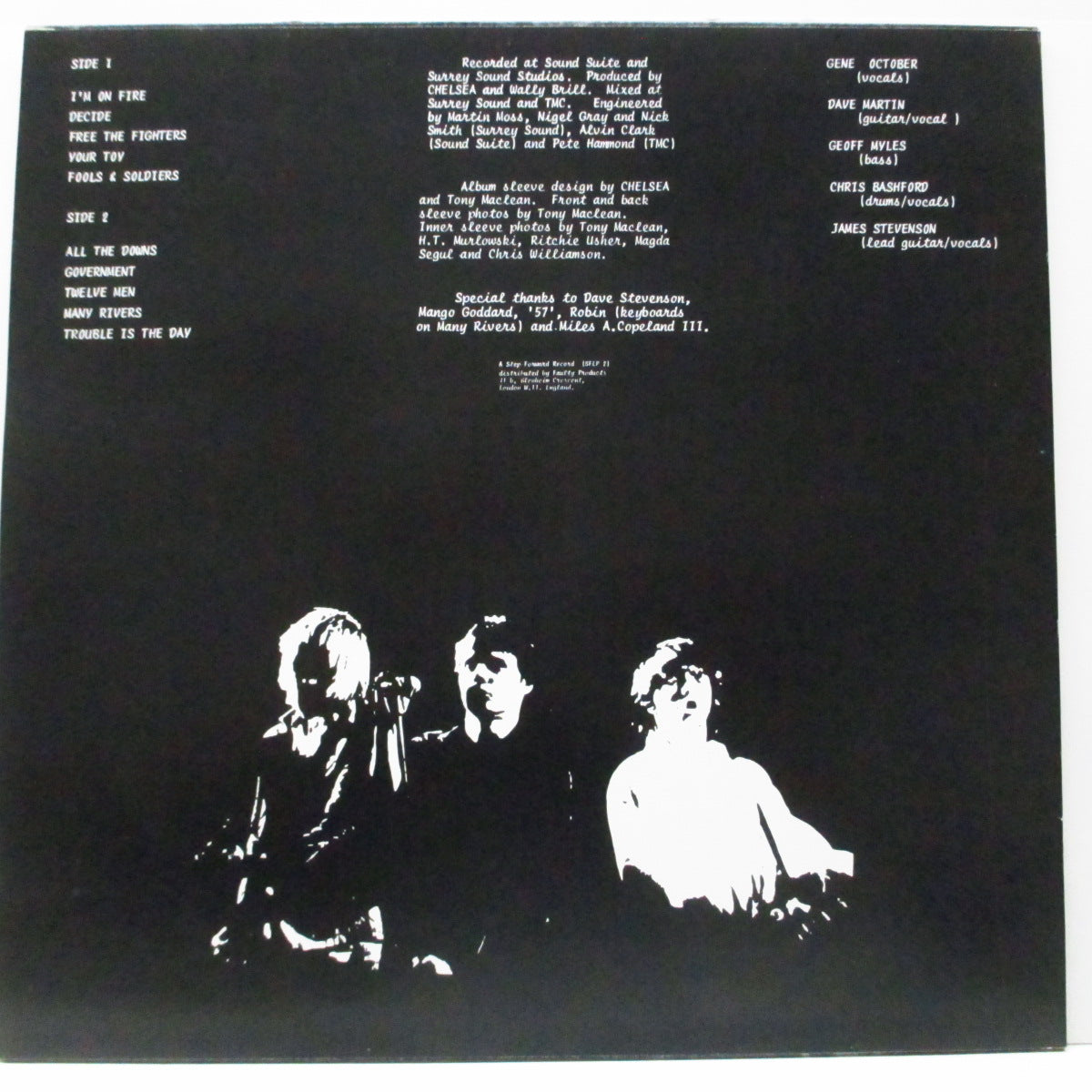 CHELSEA (チェルシー)  - S.T. [1st] (UK '99 限定リプロ再発 LP)