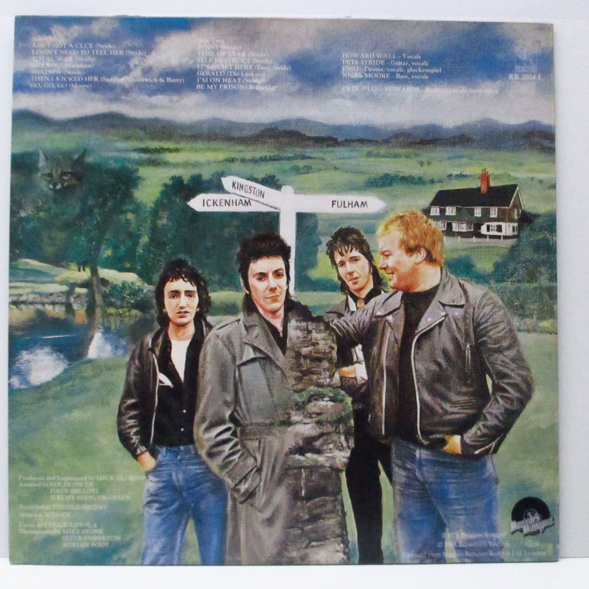 LURKERS, THE (ザ ・ラーカーズ)  - Fulham Fallout (German '89 再発「黒盤」LP/RR 2004-L) '78年ファースト！