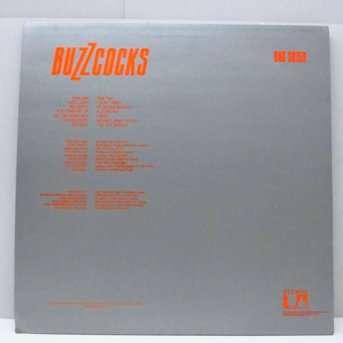 BUZZCOCKS (バズコックス)  - Another Music In A Different Kitchen (UK '80 「Liberty」再発 LP +黒インナー/バーコードの無い「白黒写真」ジャケ）