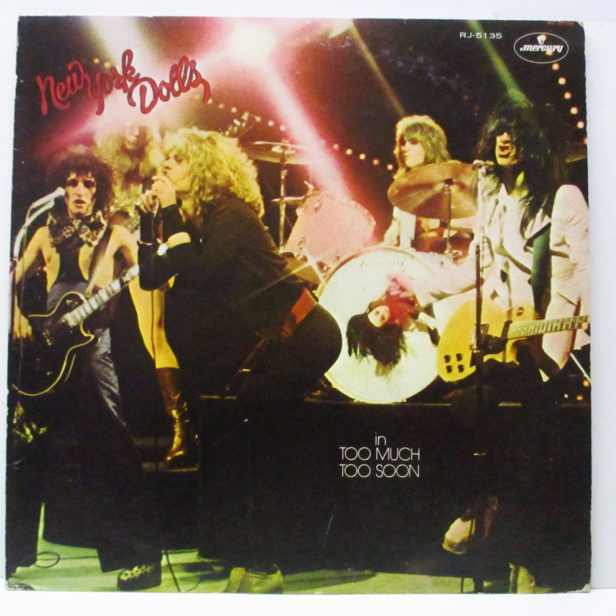 NEW YORK DOLLS (ニュー・ヨーク・ドールズ)  - 悪徳のジャングル - In Too Much Too Soon (Japan オリジナル LP/帯欠）
