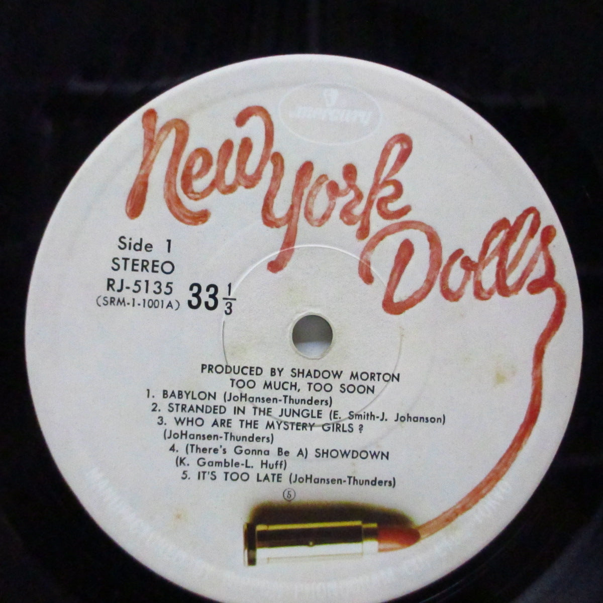 NEW YORK DOLLS (ニュー・ヨーク・ドールズ)  - 悪徳のジャングル - In Too Much Too Soon (Japan オリジナル LP/帯欠）