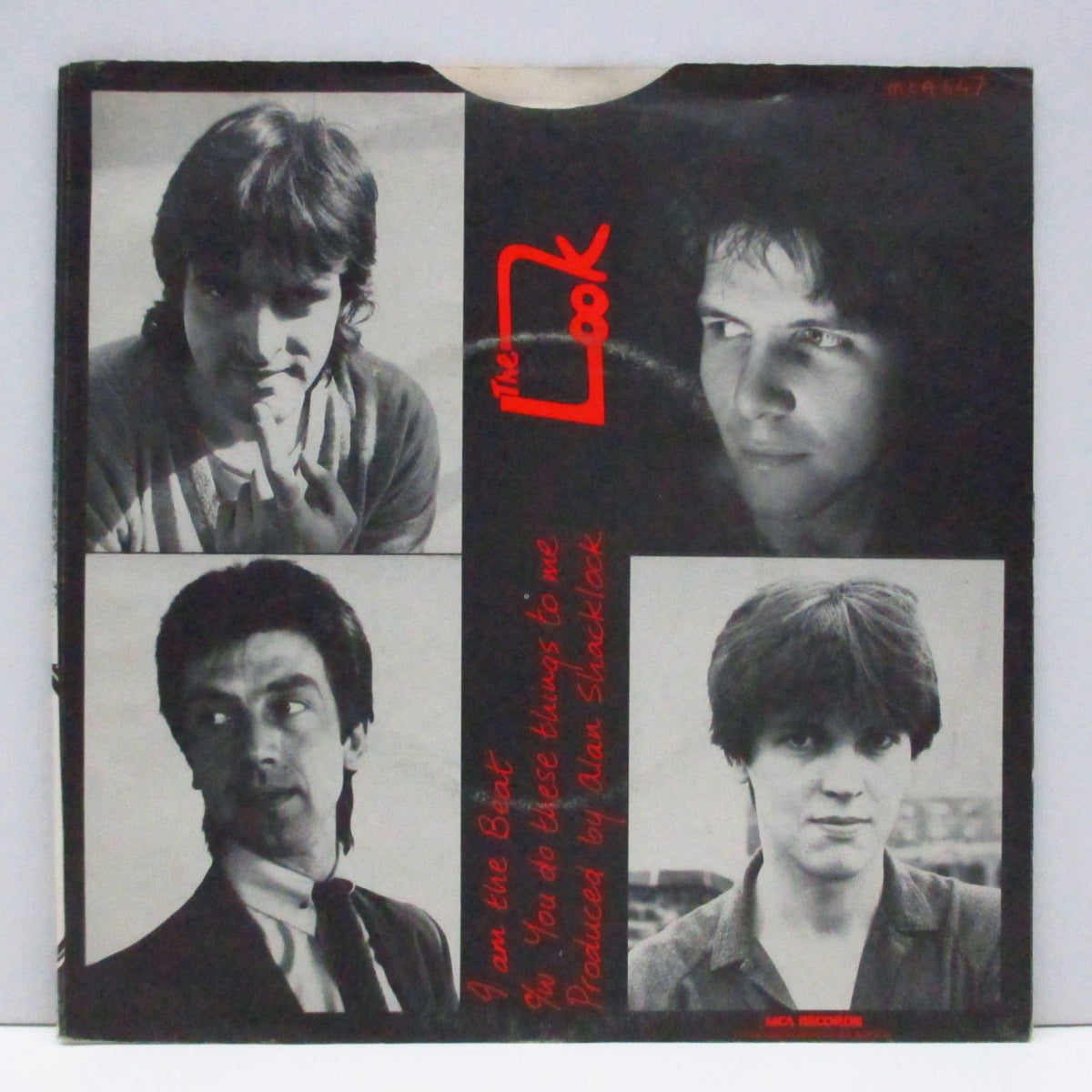 LOOK, THE (ザ・ルック)  - I Am The Beat (UK オリジナル「青ラベ」7"+マット・ソフト紙ジャケ) 1STシングル !