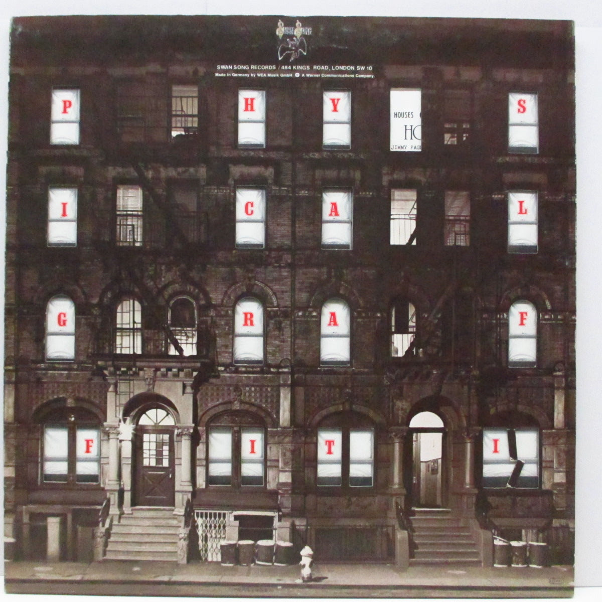 LED ZEPPELIN (レッド・ツェッペリン)  - Physical Graffiti (German 70's 再発「Wロゴ有ラベ」2xLP+インナー、インサート/初回窓開きジャケ)