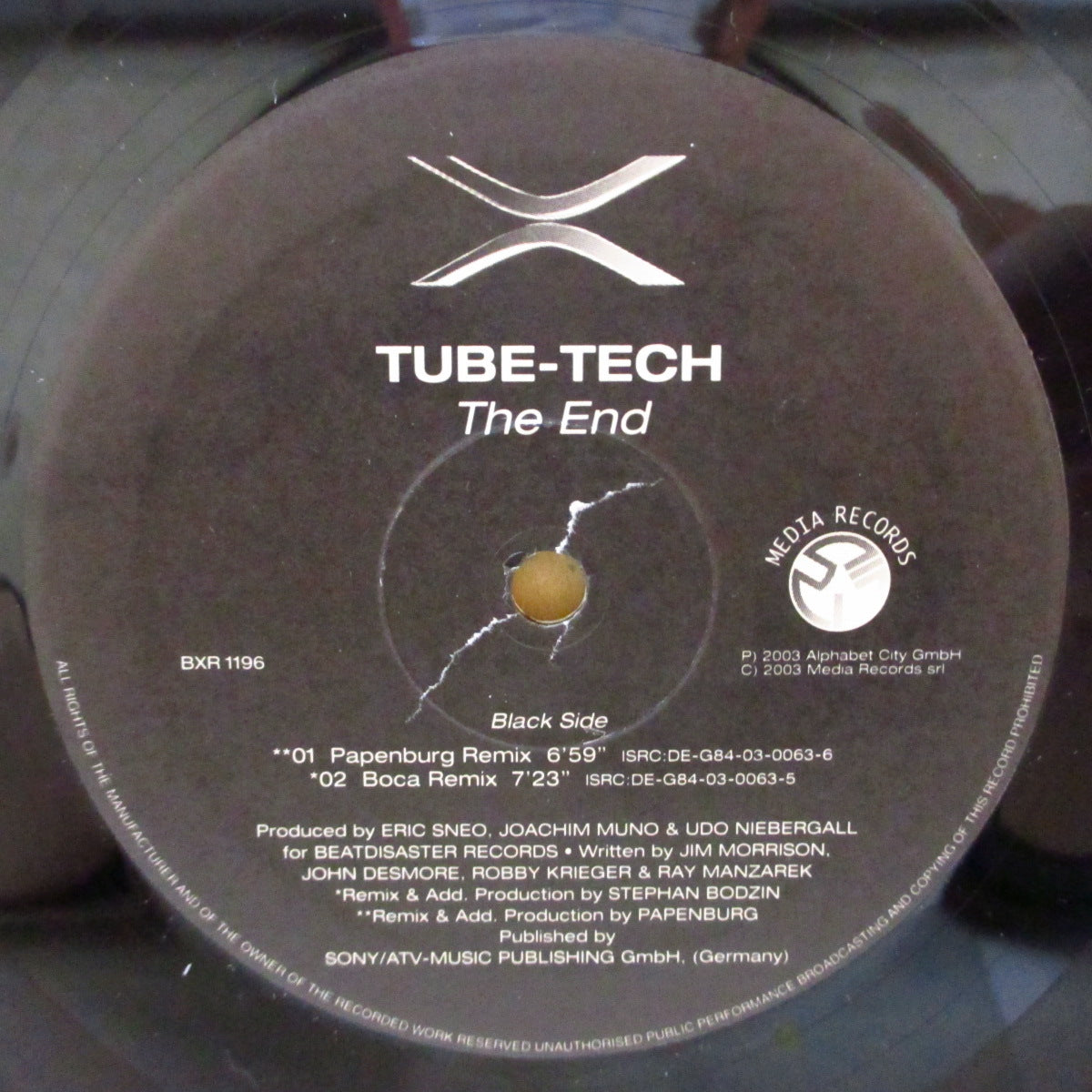 TUBE-TECH (チューブ・テック)  - The End (Italy '03 オリジナル4バージョン収録33回転 12インチ)
