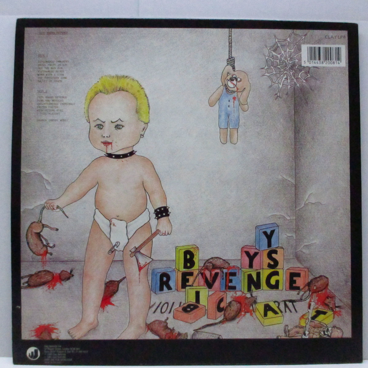Charged G.B.H (チャージド G.B.H)  - City Babys Revenge (UK '90 再発「ピンクロゴ」ラベ LP/バーコード有ジャケ）'83年セカンド！