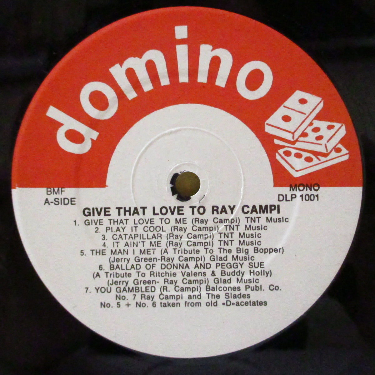 RAY CAMPI (レイ・キャンピ)  - Give That Love To Ray Campi (EU '87 限定プレス・モノラル LP)初期ベストコンピ。