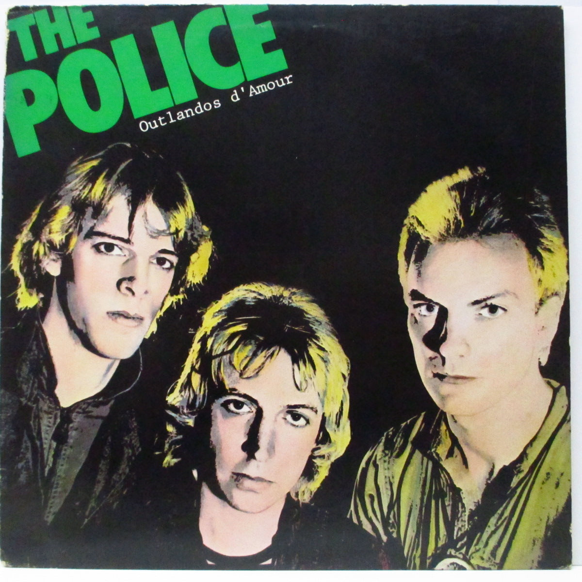 POLICE, THE (ザ ・ポリス)  - Outlandos D'amour (US オリジナル LP+インナー/「緑ロゴ」ジャケ）