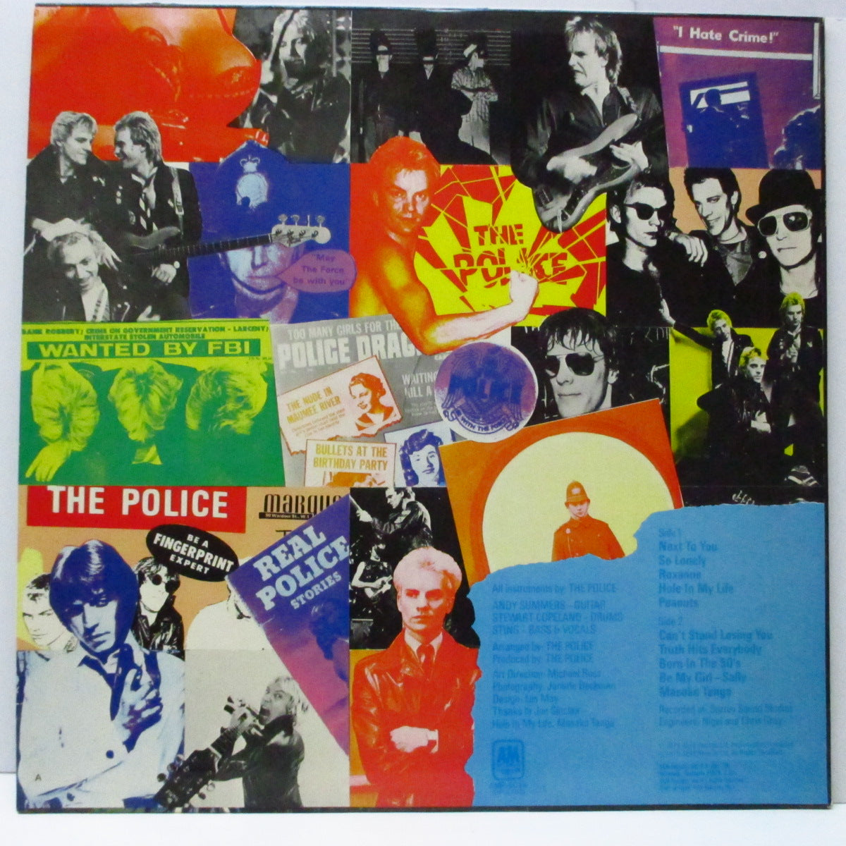 POLICE, THE (ザ ・ポリス)  - Outlandos D'amour (Japan オリジナル LP/「青ロゴ」ジャケ）帯欠！