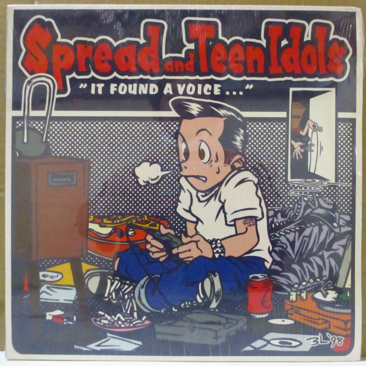 SPREAD / TEEN IDOLS (スプレッド / ティーン・アイドルズ)  - It Found A Voice... (Japan 限定8曲入り 10インチ+インサート/NEW) '99年スプリットEP
