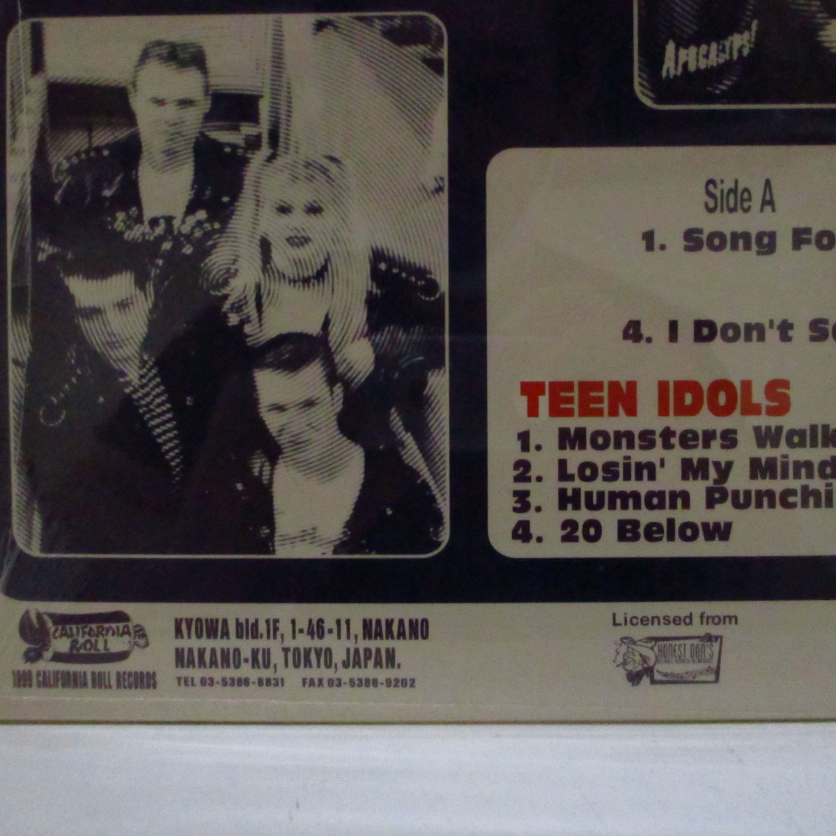 SPREAD / TEEN IDOLS (スプレッド / ティーン・アイドルズ)  - It Found A Voice... (Japan 限定8曲入り 10インチ+インサート/NEW) '99年スプリットEP