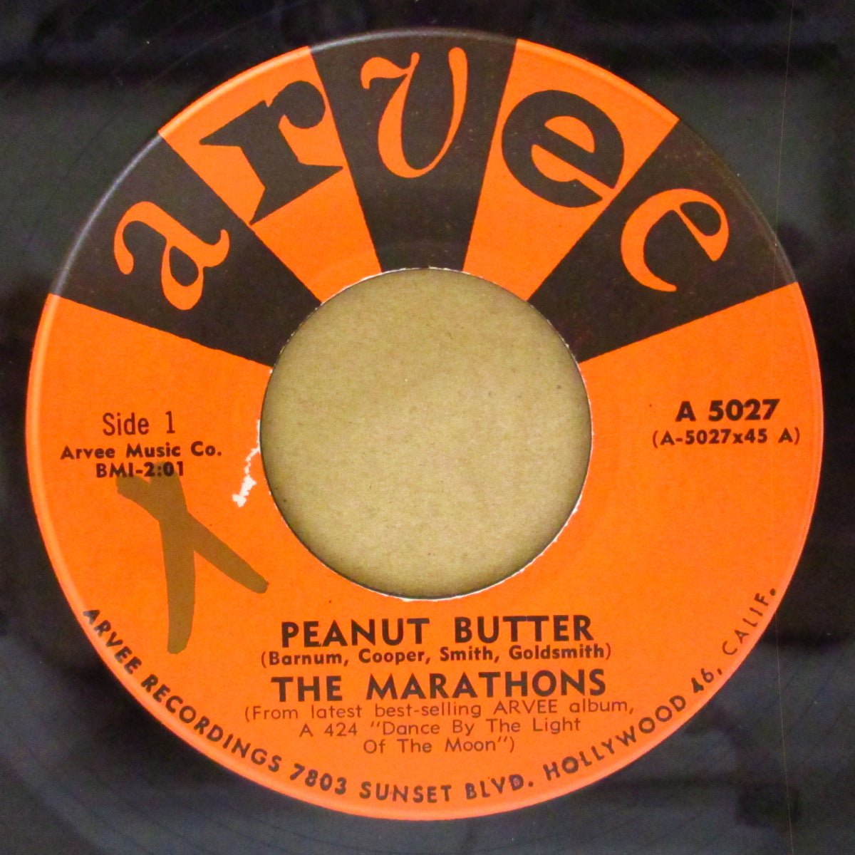 MARATHONS, THE (ザ・マラソンズ)  - Peanut Butter (US '61 オリジナル7インチ)R&Bソウル・ダンス・クレイズ！