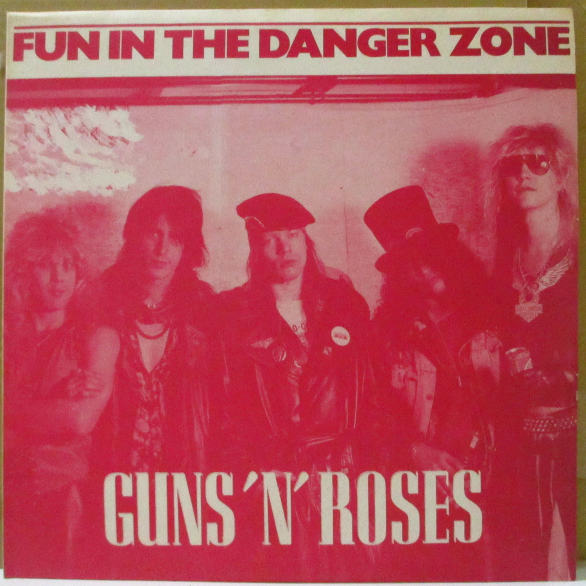 GUNS N' ROSES (ガンズ・アンド・ローゼズ)  - Fun In The Danger Zone (US 限定プレス 2xLP/ざら紙ジャケ) '88年ライブアルバム