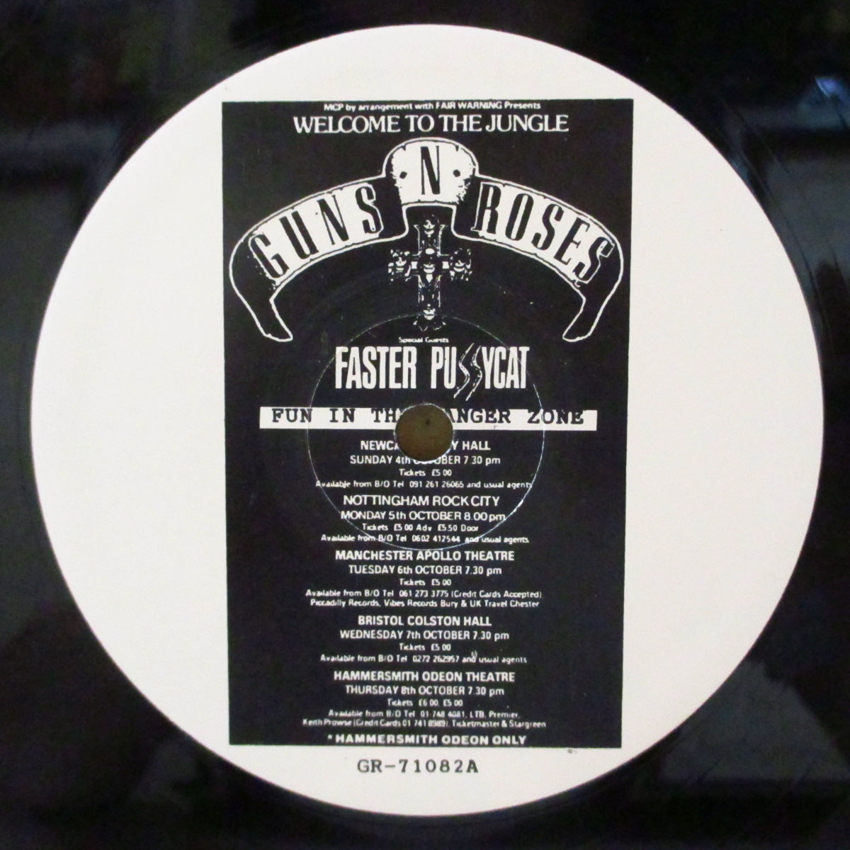 GUNS N' ROSES (ガンズ・アンド・ローゼズ)  - Fun In The Danger Zone (US 限定プレス 2xLP/ざら紙ジャケ) '88年ライブアルバム