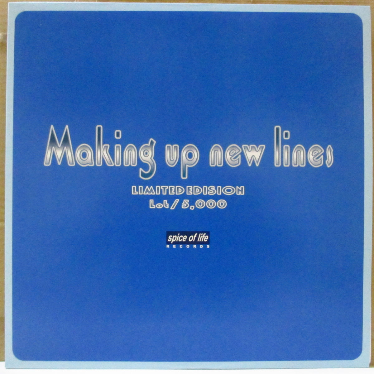 V.A. ('90s 日本・メロディックパンク・コンピ)  - Making Up New Lines (Japan 限定5,000枚 LP+インサート) '90年代メロコア・コンピ