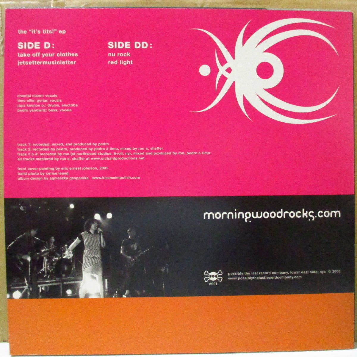 MORNINGWOOD (モーニングウッド)  - It's Tits (US '03 オリジナル4曲入り 12インチ)