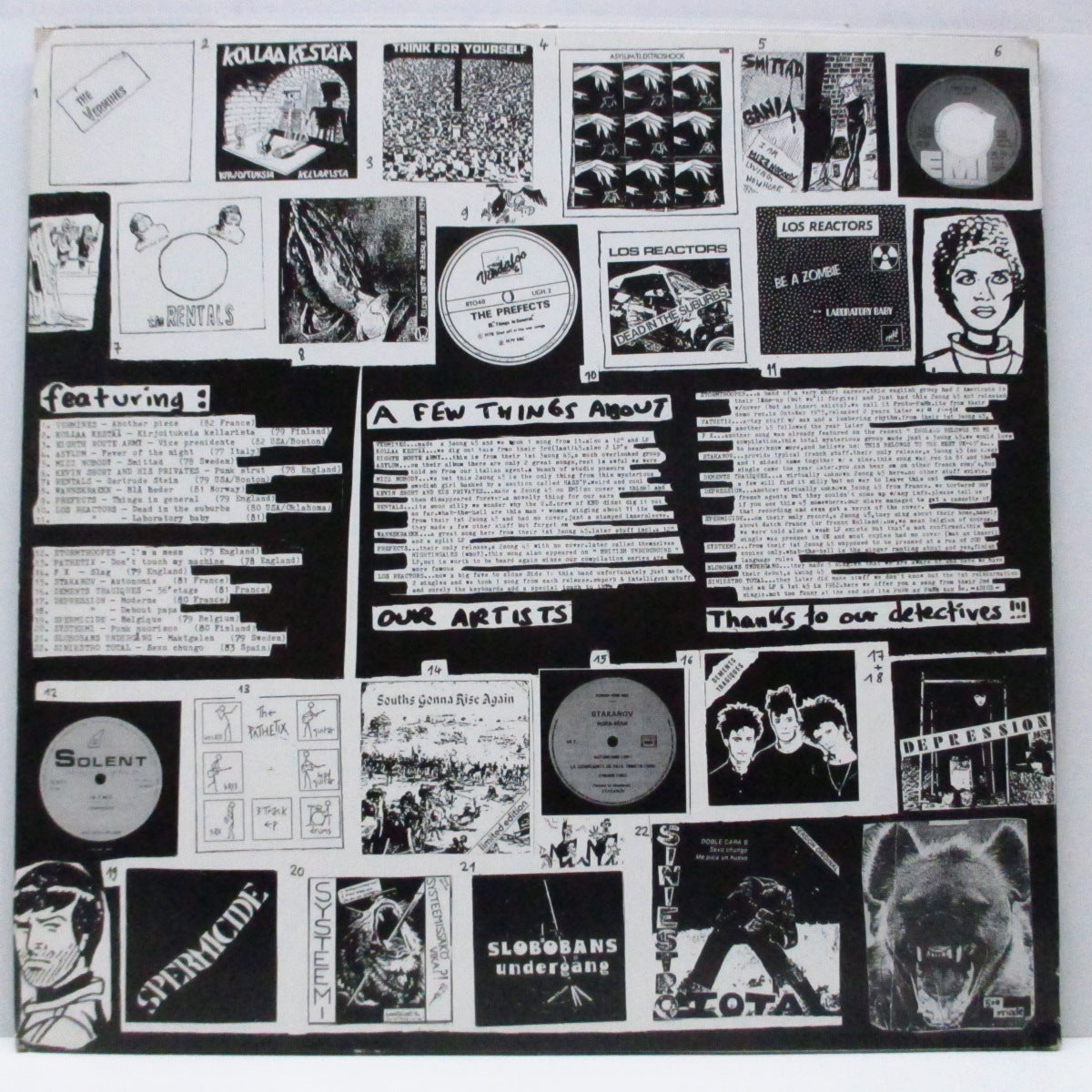 V.A. ('75-'83年各国レアパンク・コンピ)  - Killed By Death #100 (EU 初回500枚限定 LP)