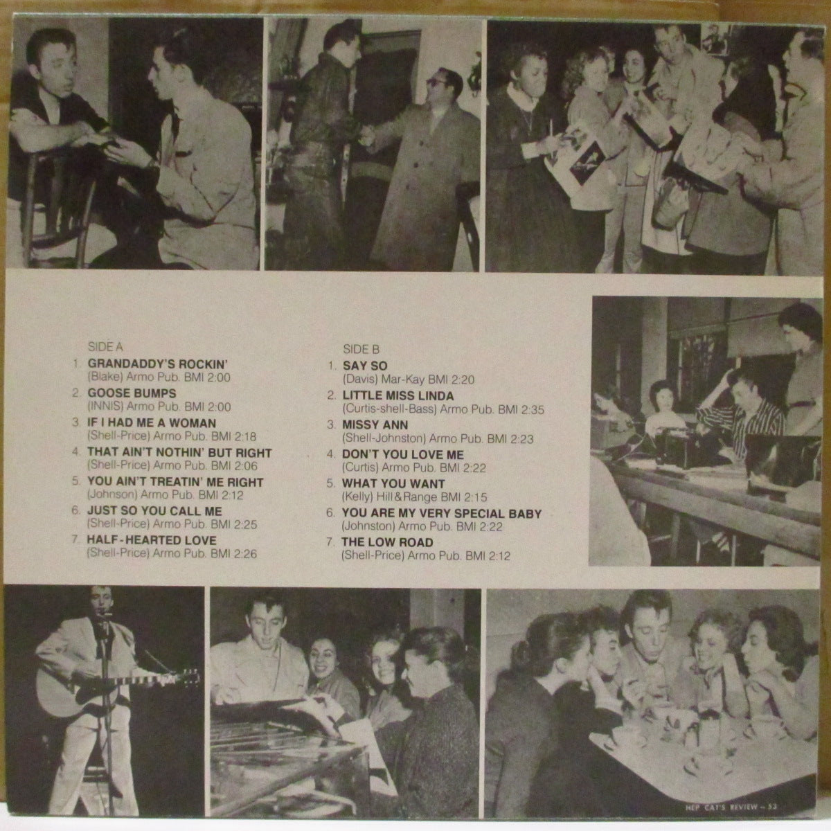 MAC CURTIS (マック・カーティス)  - Grandaddy's Rockin' (UK '87 限定「銀ロゴ、赤ラベ」LP/ライトグリーン・ジャケ) 56〜'58年King社7枚のシングル両面収録コンピ。
