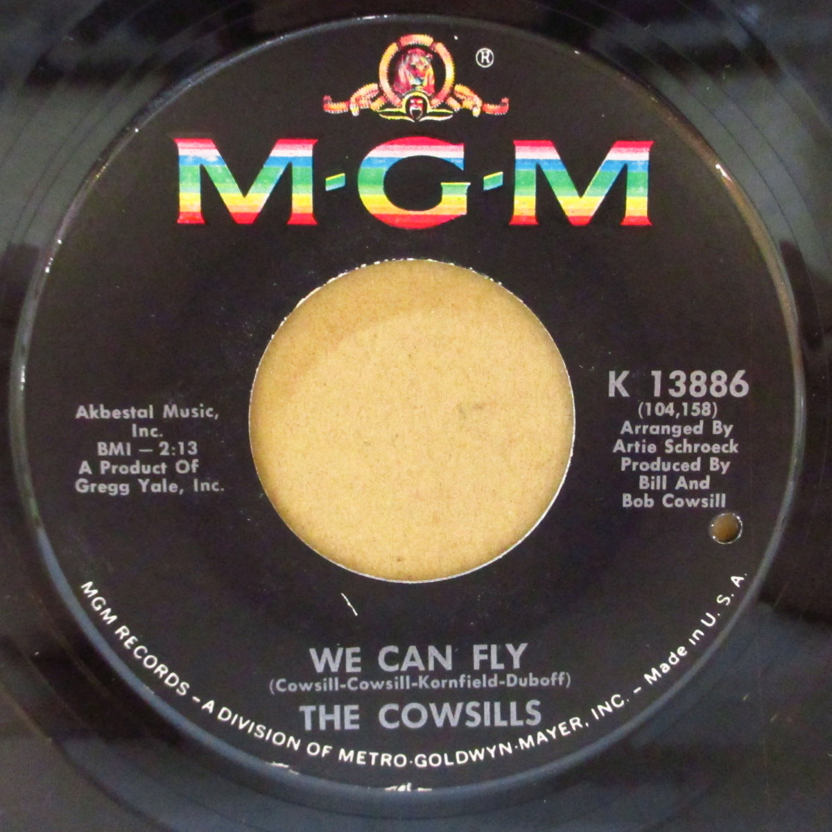 COWSILLS, THE (ザ・カウシルズ)  - We Can Fly (US '67 オリジナル 7インチ) ソフトロック（ノーザン）名曲！