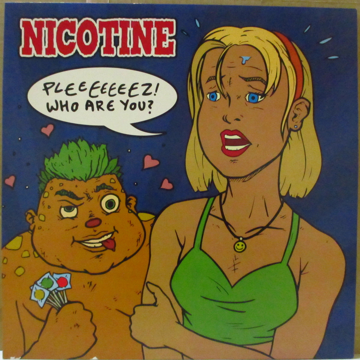 NICOTINE (ニコチン)  - Pleeeeeeez! Who Are You? (US オリジナル LP+インサート) '00年コンピレーション