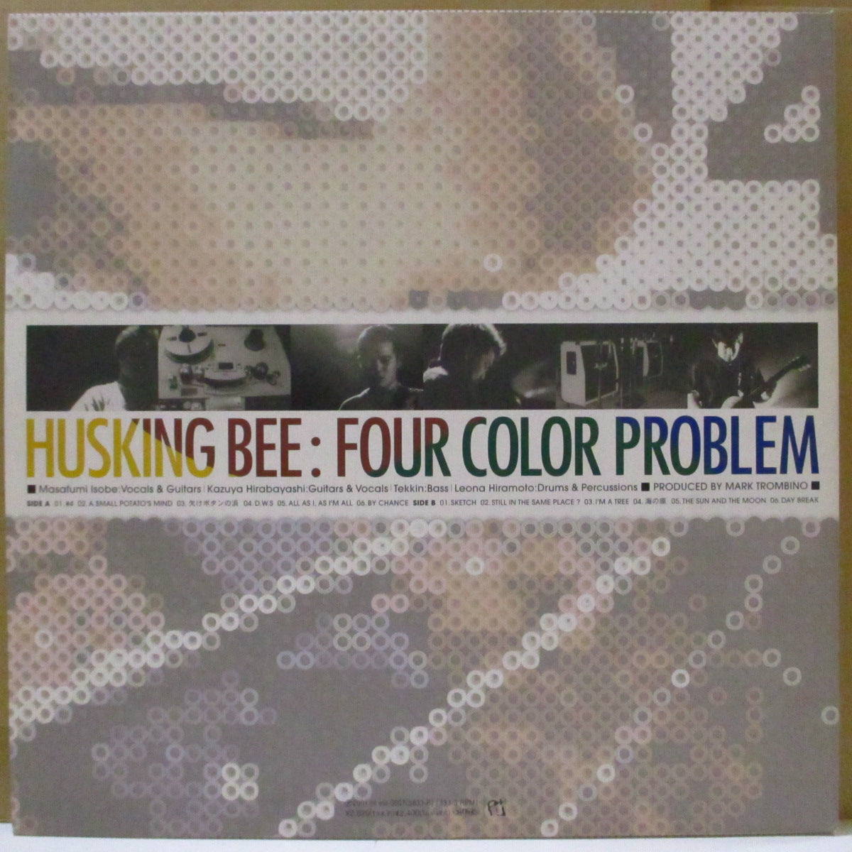 HUSKING BEE (ハスキング・ビー)  - Four Color Problem (Japan オリジナル LP+ソフト紙インナー, インサート) '01年3rdアルバム