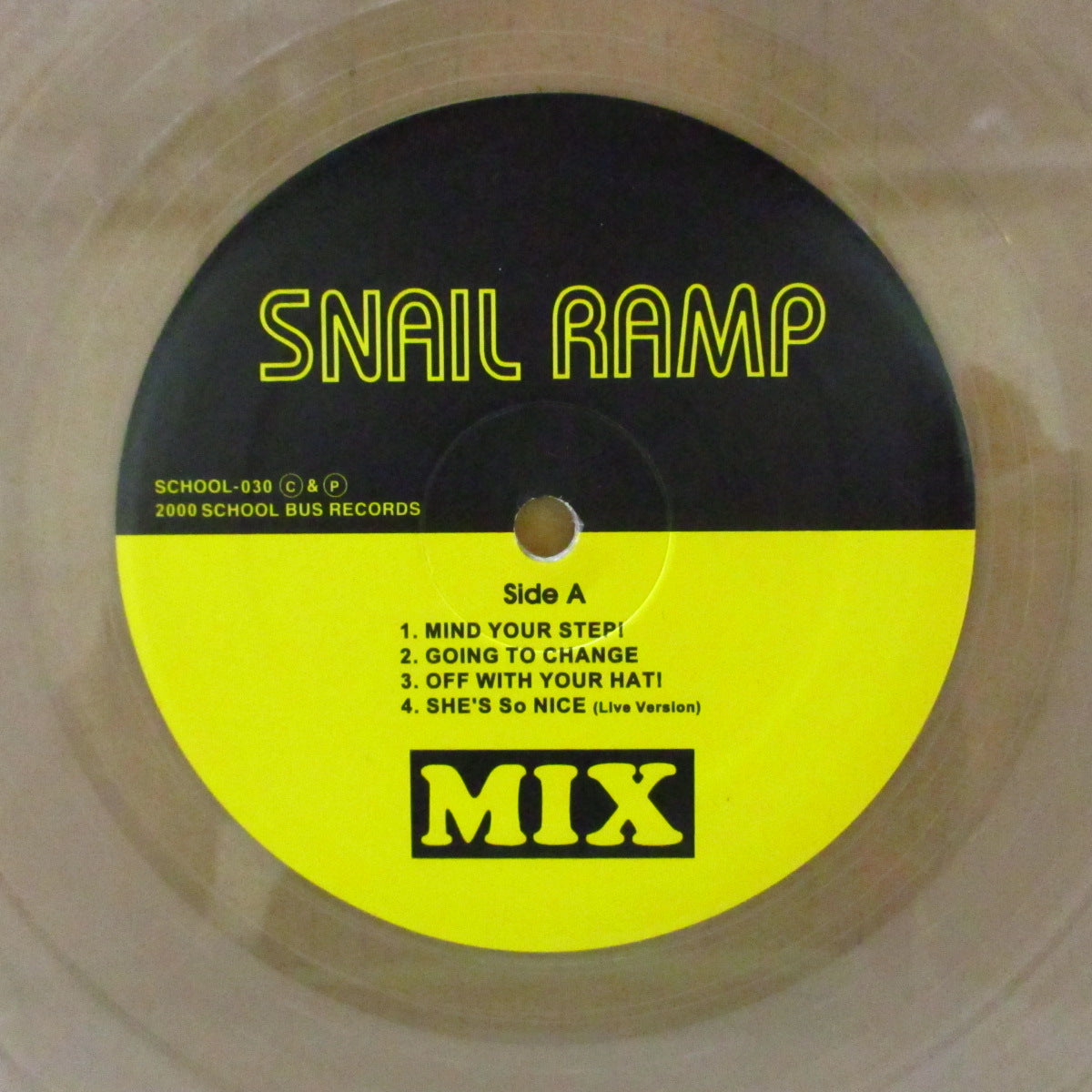 SNAIL RAMP (スネイル・ランプ)  - Mix (Japan '00 オリジナル6曲入り33回転「クリア盤」 12インチ) '00年コンピレーションEP