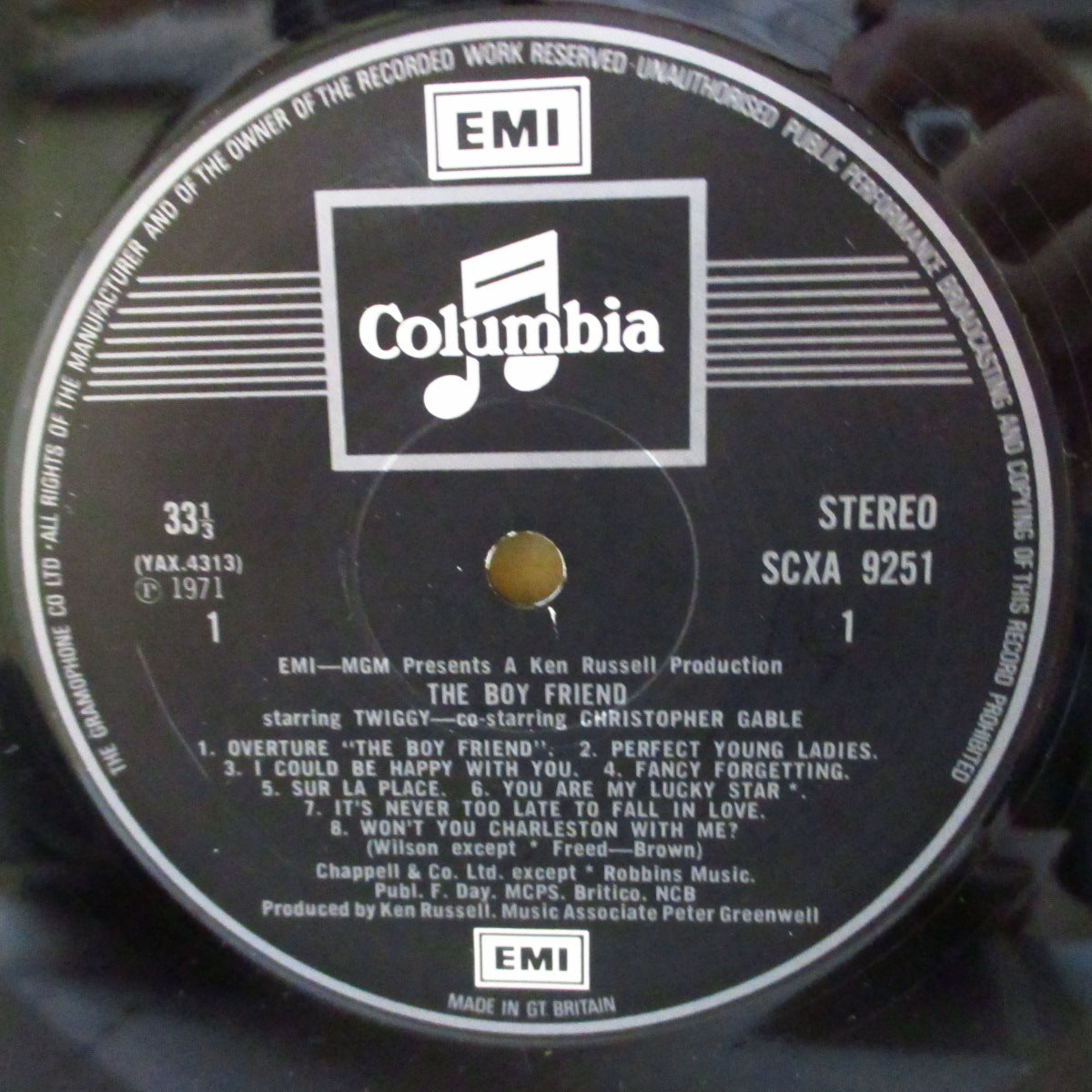 TWIGGY (ツイッギー)  - (サントラ) The Boy Friend (UK '71 オリジナル・ステレオ LP/表面コーティング見開きジャケ)主演ミュージカル映画のサントラ