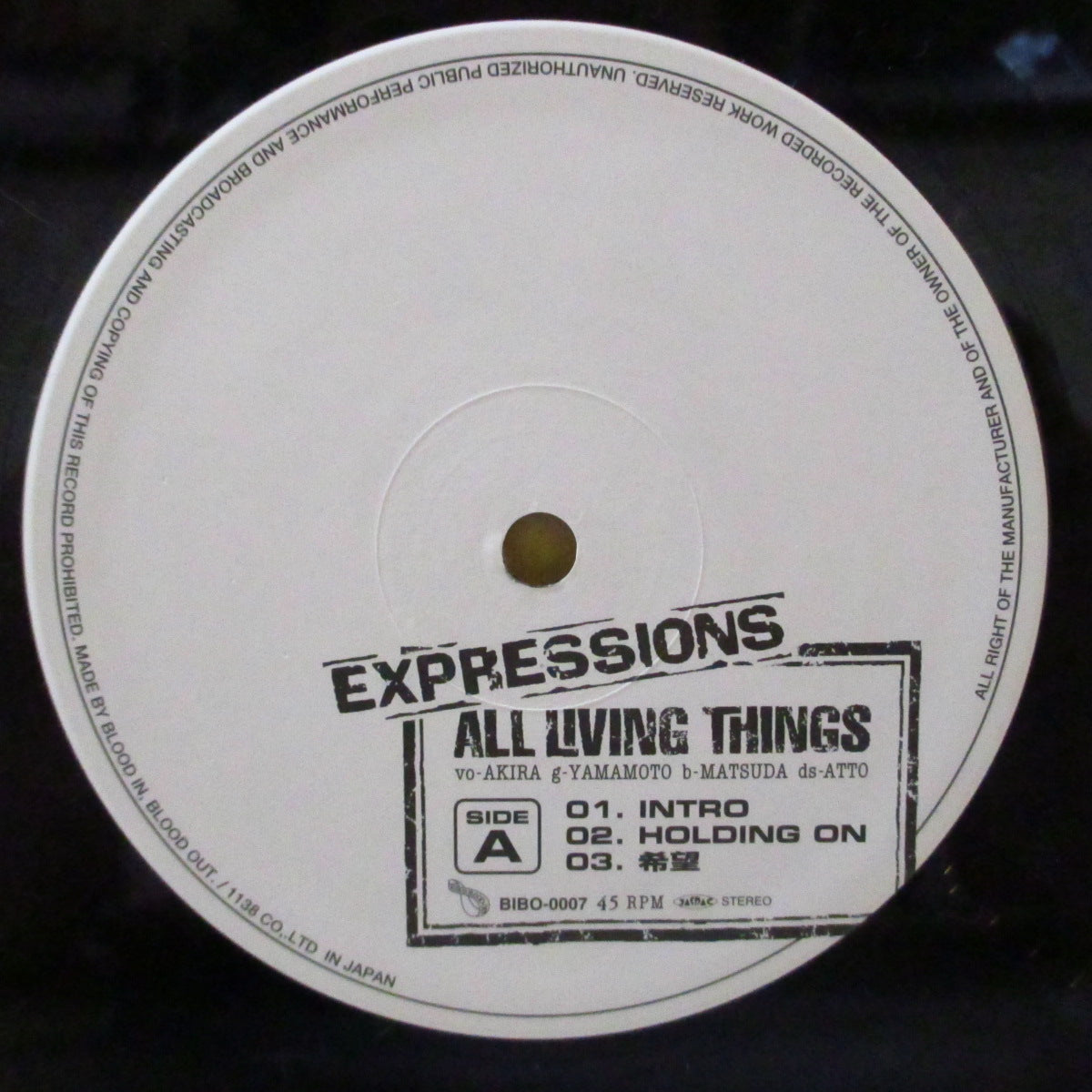 ALL LIVING THINGS (オール・リヴィング・シングス) - Expressions