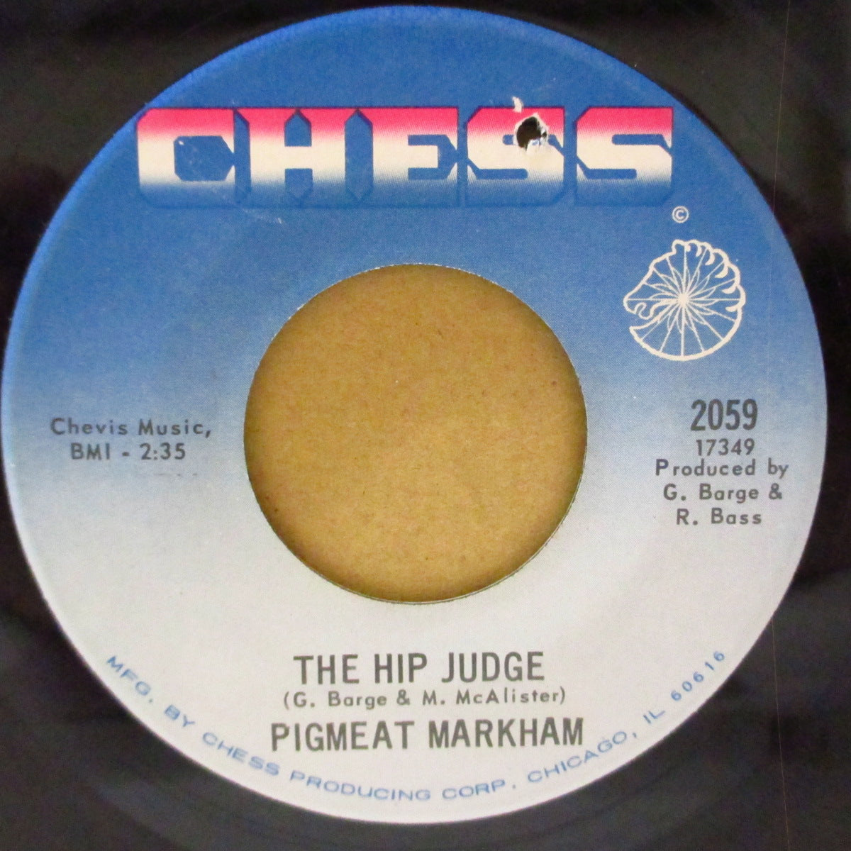 PIGMEAT MARKHAM (デューイ・“ピッグミート”・マーカム)  - Sock It To 'Em Judge (US '68 オリジナル 7インチ)ファンク & ファンキー・ノーザン！