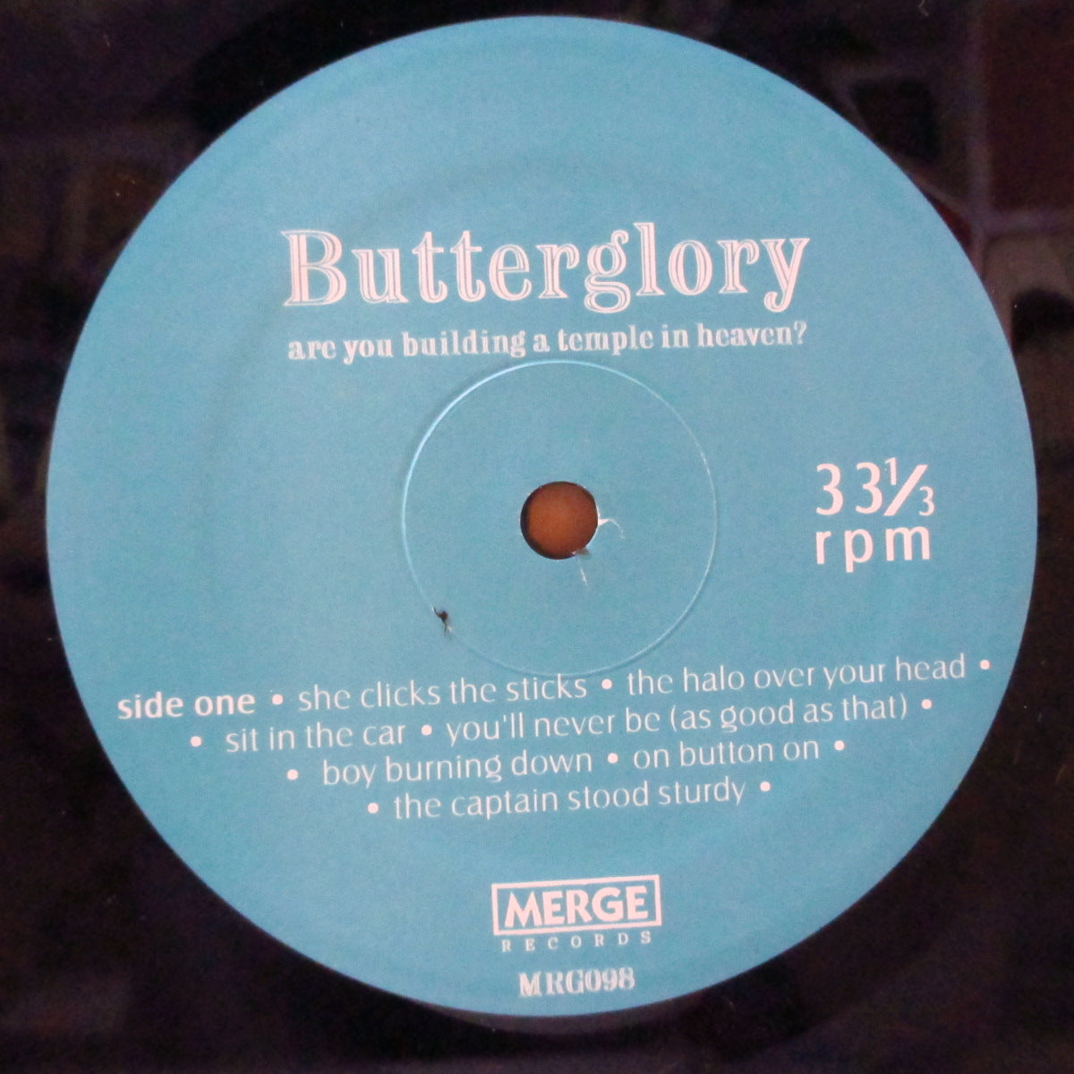 BUTTERGLORY (バターグローリー)  - Are You Building A Temple In Heaven? (US オリジナル LP) '96年2ndアルバム