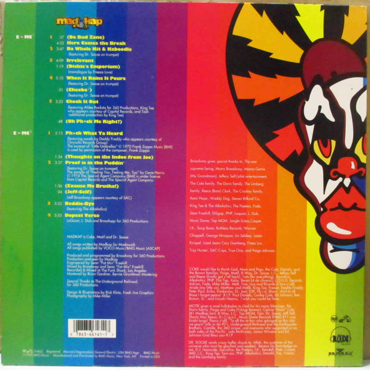 MAD KAP (マッド・キャップ)  - Look Me Duke, No Hands (US オリジナル LP) '93年唯一のアルバム