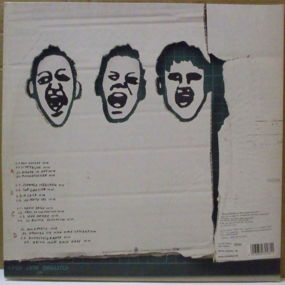 FETTES BROT (フェティス・ブロート)  - Demotape (German オリジナル 2xLP/光沢見開きジャケ) '01年4thアルバム